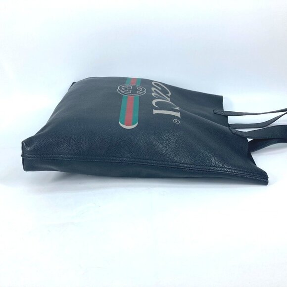 GUCCI Black Leather Shoulder Bag - Picture 3 of 12